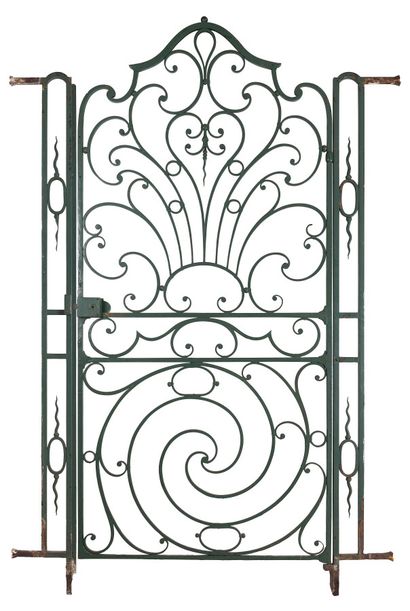 null WROUGHT IRON MANSION DOOR

scroll-decorated

Bordeaux work, 18th century

W.:...