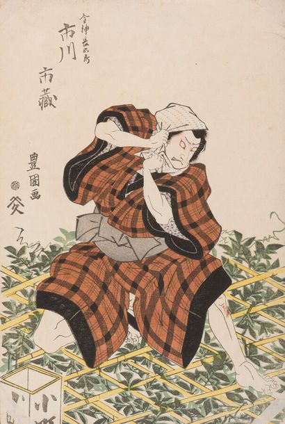 null UTAGAWA TOYOKUNI I

Japan, Edo period, 1811/1814.

Oban tate-e: three actor...