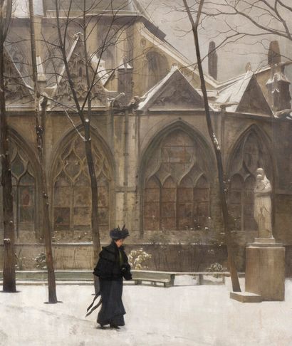 Paul THOMAS (1859-1910)

Jardin de l'église...