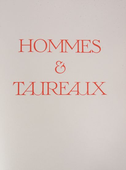 null MONTHERLANT (Henry de) - DENIS (Odette)

Hommes et Taureaux. 16 gravures originales...