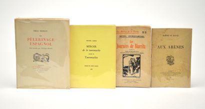 null [LITTÉRATURE]

Réunion de 4 volumes brochés : - MAFFRE de BAUGÉ : Aux Arènes....