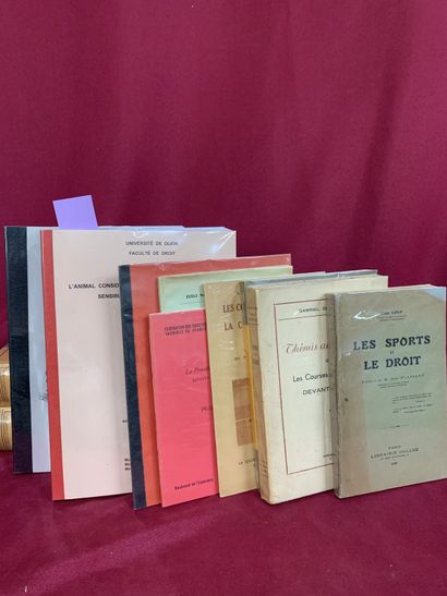 null DROIT

LOUP Jean : Les sports et le droit, Librairie Dalloz, Paris, 1930, 296...
