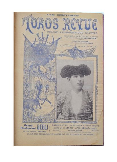 null TOROS

Toros Revue. Organe tauromachique illustré. Bordeaux, Nîmes. Année 1898....