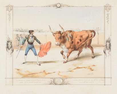 null ADAM (Victor)

Combat du Taureau - Corrida de Toros. Paris, Bulla & Aumont,...