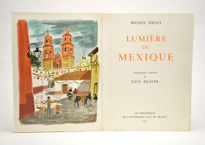 null DROIT (Michel) - [BRAYER (Yves)]

Lumière du Mexique. Lithographies originales...