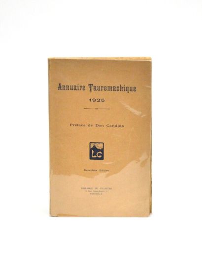 null DON CANDIDO [pseudonyme de Marius BATALLA]

Annuaire Tauromachique 1925. Préface...