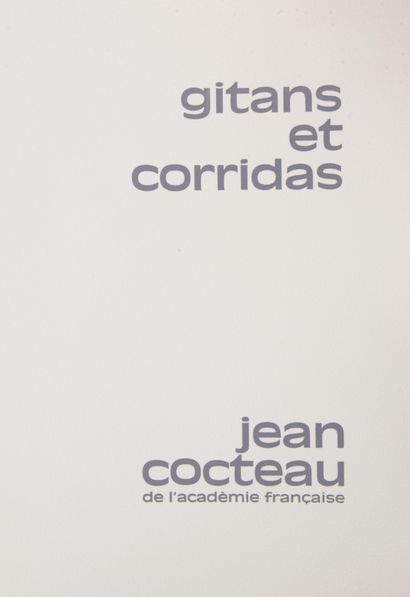 null COCTEAU (Jean)

Gitans et Corridas. Paris, Société française de Diffusion artistique,...
