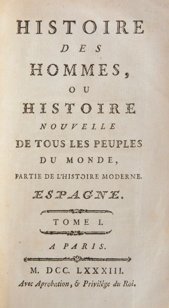 null [DELISLE DE SALES (Jean-Baptiste-Claude)]

Histoire des Hommes, ou Histoire...