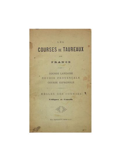null [SÉRIS (Prosper)]

Les Courses de Taureaux en France. Course landaise. Course...