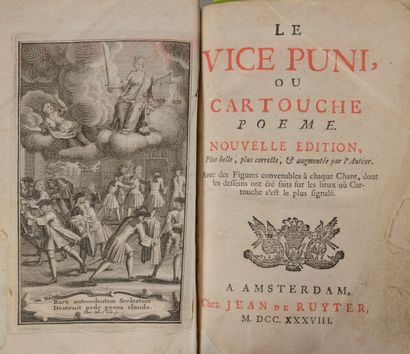 null GRANDVAL (Nicolas Racot de)]

The Punished Vice or Cartouche. Poem. New edition...