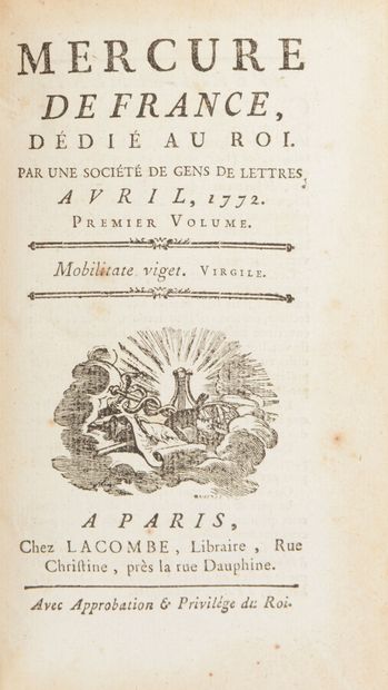 null Ouvrage aux armes

[ALMANACH - CALENDRIER]

- Almanach Royal, année 1763. Paris,...
