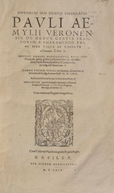 null EMILI (Paolo)

Pauli Aemylii Veronensis de rebus gestis Francorum a Pharamundo...