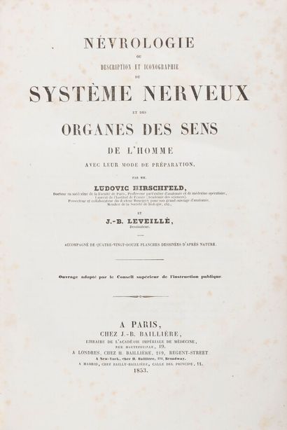 null HIRSCHFELD (Ludovic) - LEVEILLÉ (J.-B.)

Névrologie ou description et iconographie...