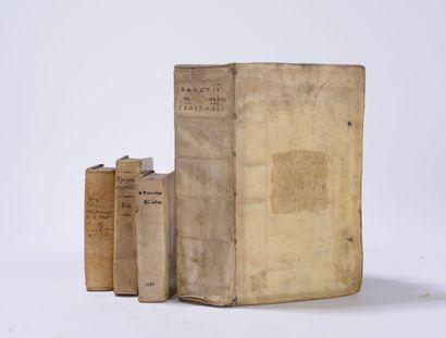 null [17th and 18th century bindings]

Reunion of 4 works: - SANCHEZ de LAS BROZAS...