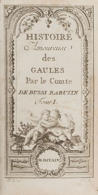 null BUSSI RABUTIN (Roger, count of)

Histoire Amoureuse des Gaules. Slne, 1754.

5...