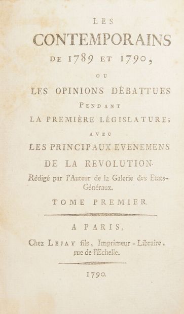 null La ROCHE Du MAINE de LUCHET (Jean Pierre Louis de, marquis de)

Les Contemporains...