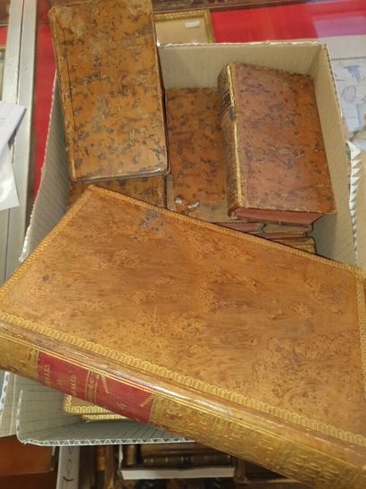 null Eighteenth century bindings

Collection of about 53 volumes of mismatched bindings...