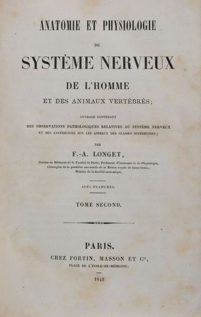 null LONGET (F.-A.)

Anatomie et Physiologie du Système Nerveux de l'Homme et des...