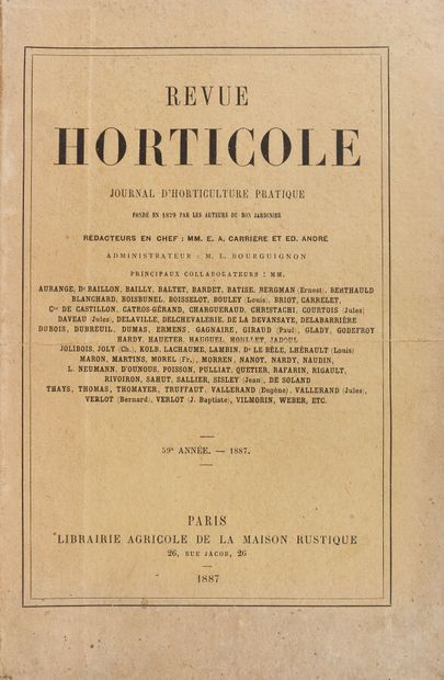 null Horticulture - Planches de botanique

COLLECTIF

Revue Horticole. Journal d'horticulture...
