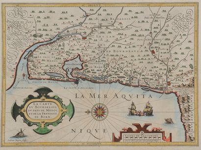 null AQUITAINE - LE A3166 (Jean)

The map of Bourdelois, the country of Médoc, and...