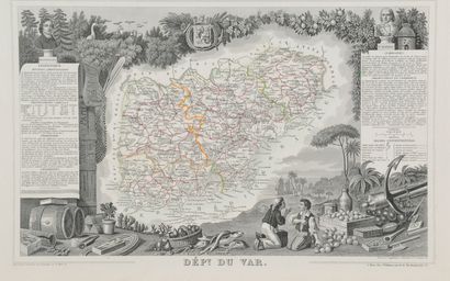 null LEVASSEUR

Réunion de 105 cartes extraites de l'Atlas National Illustré de LEVASSEUR.

In...