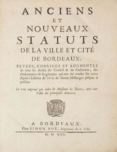 null DEVIENNE (Dom Charles Jean-Baptiste d'Agneaux)

Histoire de la Ville de Bordeaux,...