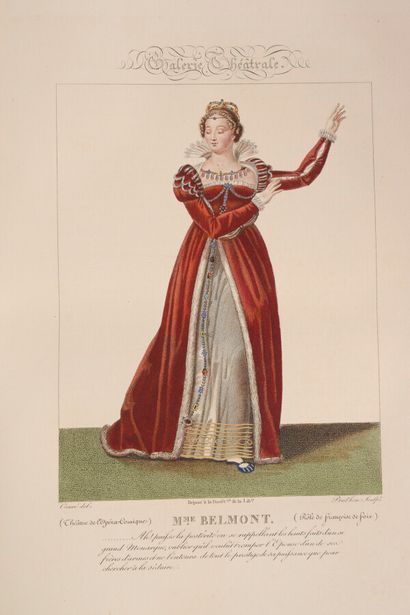 null THEATRE - COSTUMES

Galerie Théâtrale, collection of 144 full-length portraits...