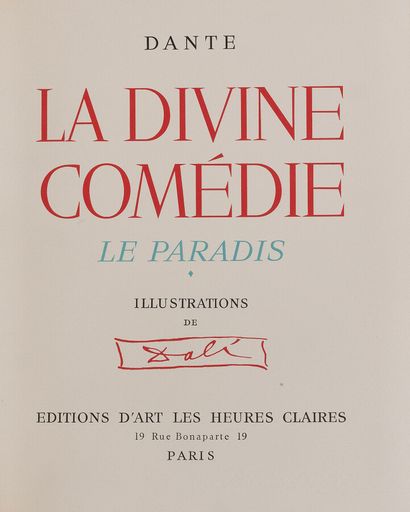 null DALI (Salvador)

La Divine Comédie. Illustré de 100 planches hors-texte en couleurs...