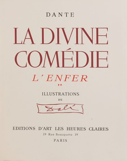 null DALI (Salvador)

La Divine Comédie. Illustré de 100 planches hors-texte en couleurs...