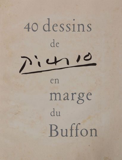 null BUFFON (Georges Louis LEA3166 de) comte - [PICASSO (Pablo]

40 dessins en marge...