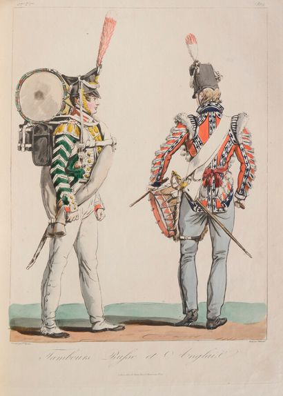 null Militaria

VERNET (Carle)]

Collection of Costumes (1815 and 1816) drawn from...
