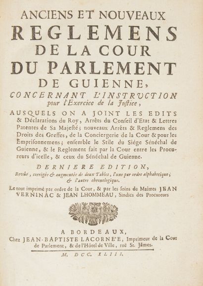 null Guyenne - Aquitaine

VERNINAC (Jean) - LHOMMEAU (Jean)

Old and New Rules of...