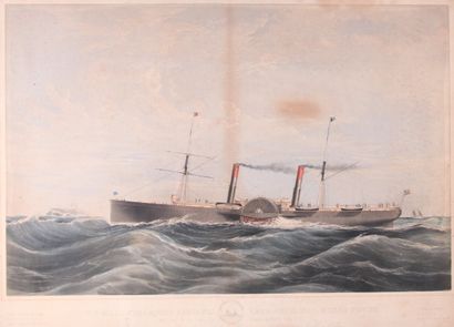 null D'après PARSONS 

"Le Persia" et "L'US MAIL"

Deux gravures anglaises en couleurs

XIXème...