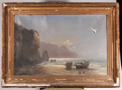 null Émile GODCHAUX

"Coastal Landscape"

Oil on canvas signed lower left

50 x 72,5...