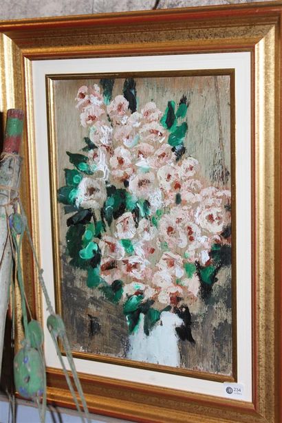 null Jean CHAPIN (1996-1994)

"Bouquet"

Oil on panel, signature stamped on reverse...