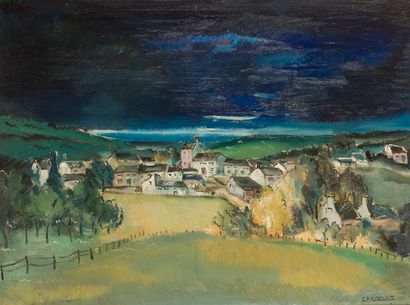 null PAUL DAXHELET (1905-1993)

Hamlet in a landscape

Oil on canvas, signed lower...