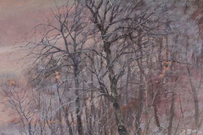 null CORBELLINI

"River in Winter"

Oil on canvas signed lower left

100 x 68 cm

(Missing)

In...