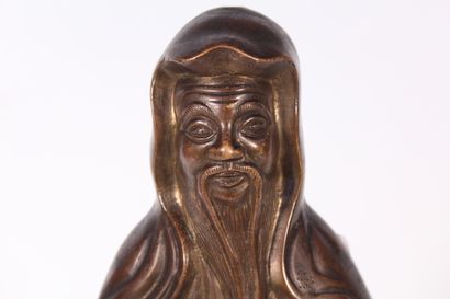 null Bronze subject

Sage

Asia, 20th century

Height: 41 cm