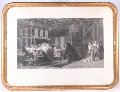 null Two 19th century black engravings after DELAROCHE

"Mazarin" and "Richelieu."

62...