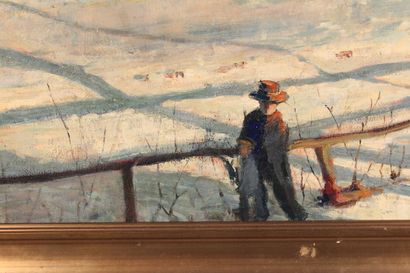 null Modern School

"Snowy Landscape"

Oil on canvas signed lower right VANTAME 

59...