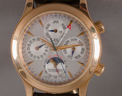 null JAEGER-LECOULTRE

Men's wristwatch in pink gold 750 thousandths, Master control...