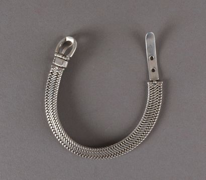 null Belt bracelet in silver 800 thousandths 32,9 g.