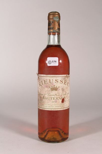null 1978 - Château Rieussac

Sauternes - 1 bottle