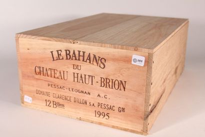 null 1995 - Bahans Haut Brion

Pessac-Léognan Rouge - 12 blles