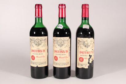 null 1973 - Petrus

Pomerol - 3 bottles (one low shoulder, 2 mid shoulder)