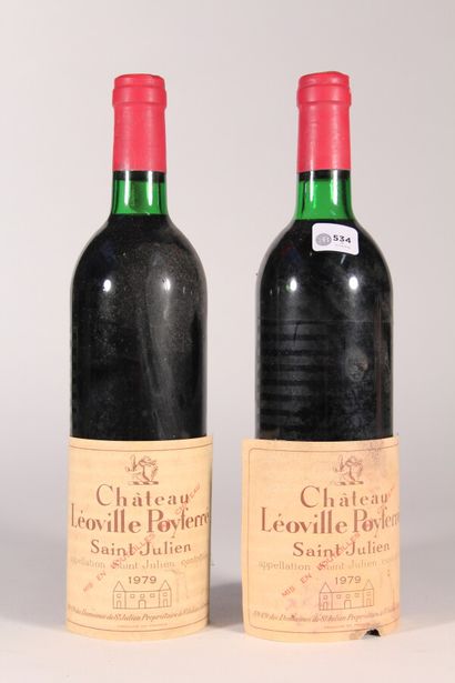 null 1979 - Léoville Poyferré

Saint Julien - 2 bottles (2 labels removed)