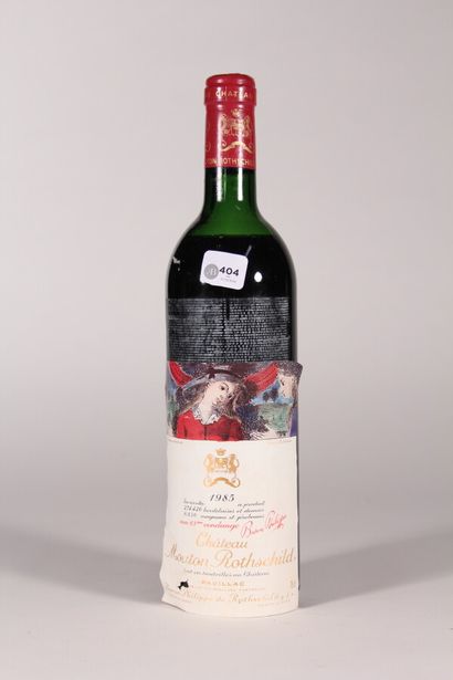 null 1985 - Château Mouton Rothschild

Pauillac Rouge - 1 blle (étiquette décollée,...