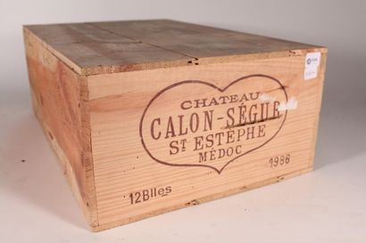 null 1986 - Château Calon Ségur

Saint Estèphe - 12 bottles CBO
