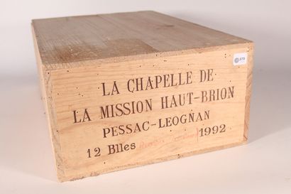 null 1992 - La Chapelle de la Mission Haut Brion

Pessac-Léognan Rouge - 12 blle...