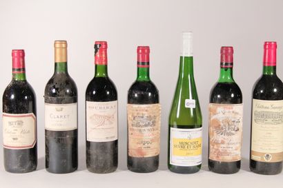 null 1993 - Layton & Cie (Claret)

Bordeaux Rouge - 1 blle 

1988 - Domaine de Bourgat

Bordeaux...